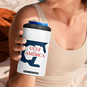Trump America's Gulf 4 in 1 Can Cooler Tumbler North America Map TS02 Print Your Wear