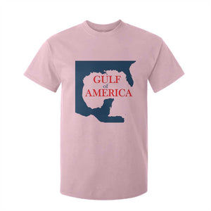 Trump America's Gulf T Shirt For Kid North America Map TS02 Light Pink Print Your Wear
