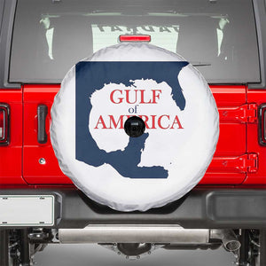 Trump America's Gulf Spare Tire Cover North America Map TS02 White Print Your Wear