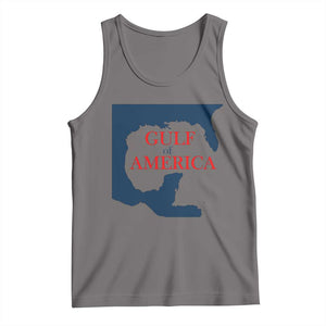 Trump America's Gulf Tank Top North America Map TS02 Deep Heather Print Your Wear