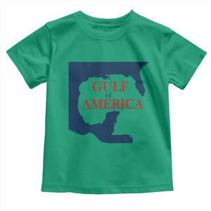 Trump America's Gulf Toddler T Shirt North America Map TS02 Irish Green Print Your Wear