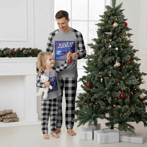 Trump America's Gulf Plaid Pajama Set Greeting from the Patriot Uncle Sam TS02 White Plaid Print Your Wear