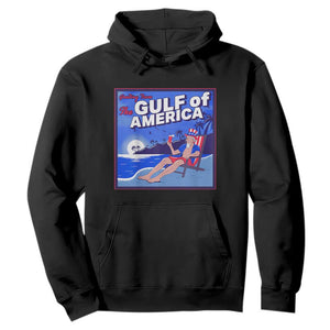 Trump America's Gulf Hoodie Greeting from the Patriot Uncle Sam TS02 Black Print Your Wear