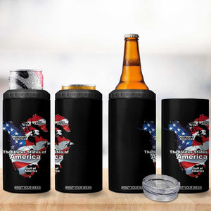 Trump America's Gulf 4 in 1 Can Cooler Tumbler Northen America Map American Flag TS02 Print Your Wear