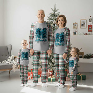 Eagle Girls Coquette Bow Retro Vintage Plaid Pajama Set TS02 Christmas Plaid Print Your Wear