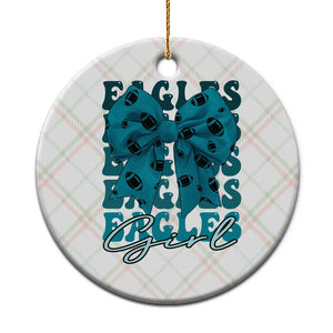 Eagle Girls Coquette Bow Retro Vintage Ceramic Ornament TS02 1pc Christmas Plaid Print Your Wear