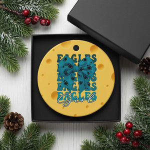 Eagle Girls Coquette Bow Retro Vintage Ceramic Ornament TS02 1pc Yellow Cheese Print Your Wear