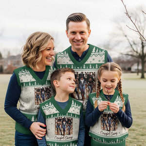 Melanin Cowgirl Swag V-Neck Knit Sweater Vest African American Cowgirls Black History Pride TS02 Beige Green Print Your Wear