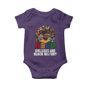 HBCU Colleges Are Black History Baby Onesie African Education TS02 Purple Print Your Wear