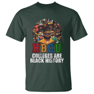 HBCU Colleges Are Black History T Shirt African Education TS02 Dark Forest Green Print Your Wear