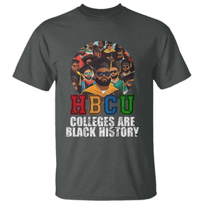 HBCU Colleges Are Black History T Shirt African Education TS02 Dark Heather Print Your Wear
