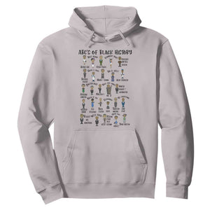 ABCs of Black History Month Hoodie Black Excellence Pride TS02 Ice Gray Print Your Wear