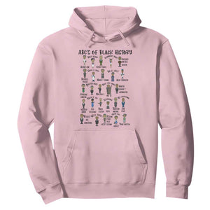 ABCs of Black History Month Hoodie Black Excellence Pride TS02 Light Pink Print Your Wear