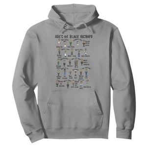 ABCs of Black History Month Hoodie Black Excellence Pride TS02 Sport Gray Print Your Wear
