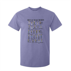 ABCs of Black History Month T Shirt For Kid Black Excellence Pride TS02 Violet Print Your Wear