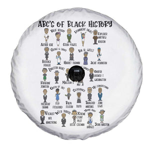 ABCs of Black History Month Spare Tire Cover Black Excellence Pride TS02 Print Your Wear