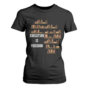 Black History Education Is Freedom T Shirt For Women African Roots Africa Map TS02 Black Print Your Wear