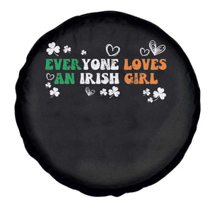 Funny Irish Women Spare Tire Cover Everyone Loves An Irish Girl St Patricks Day TS02 Print Your Wear