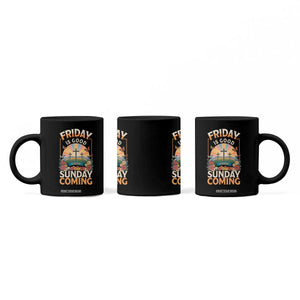 Friday Is Good Cause Sunday Is Coming Christian Easter Coffee Mug Cross Sunrise Floral Faith Inspirational Gift TS02 Print Your Wear