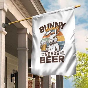 Some Bunny Needs Beer Funny Easter Drinking Humor Garden Flag Retro Rabbit Beer Lover Gift TS02 Print Your Wear