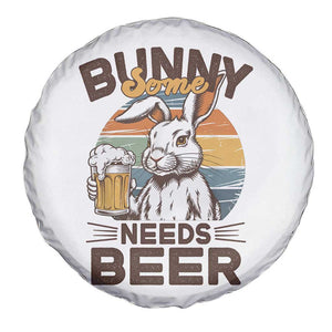 Some Bunny Needs Beer Funny Easter Drinking Humor Spare Tire Cover Retro Rabbit Beer Lover Gift TS02 Print Your Wear