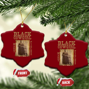 Mary Fields Ceramic Ornament Black Cowgirl Pioneer Western Legend Vintage TS02 Print Your Wear