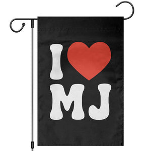 I Heart MJ Classic Graphic Tribute Garden Flag Love Pop Legend Iconic Culture Music Fan Favor TS02 Black Print Your Wear