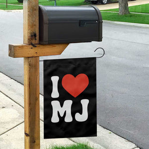 I Heart MJ Classic Graphic Tribute Garden Flag Love Pop Legend Iconic Culture Music Fan Favor TS02 Print Your Wear