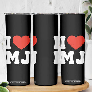 I Heart MJ Classic Graphic Tribute Skinny Tumbler Love Pop Legend Iconic Culture Music Fan Favor TS02 Print Your Wear