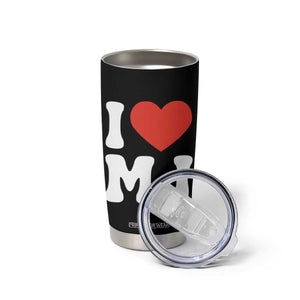 I Heart MJ Classic Graphic Tribute Tumbler Cup Love Pop Legend Iconic Culture Music Fan Favor TS02 Print Your Wear