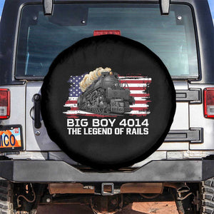 Vintage American Steam Train Spare Tire Cover Legend of the Rails Heritage Pride TS02 No hole Black Print Your Wear