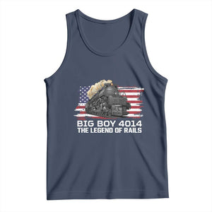Vintage American Steam Train Tank Top Legend of the Rails Heritage Pride TS02 Navy Print Your Wear