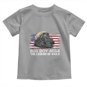 Vintage American Steam Train Toddler T Shirt Legend of the Rails Heritage Pride TS02 Sport Gray Print Your Wear