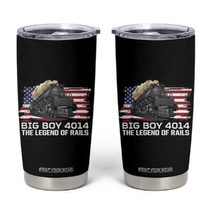 Vintage American Steam Train Tumbler Cup Legend of the Rails Heritage Pride TS02 Black Print Your Wear