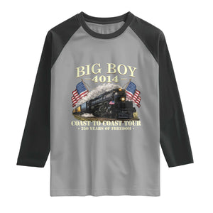 Patriotic Freedom Express Coast to Coast Raglan Shirt Steam Train Legend Heritage Pride TS02 Sport Gray Black Print Your Wear