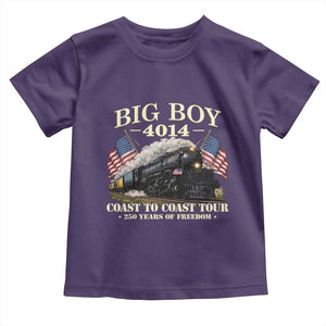 Patriotic Freedom Express Coast to Coast Toddler T Shirt Steam Train Legend Heritage Pride TS02 Purple Print Your Wear