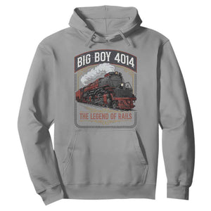 Retro Emblem Classic Steam Train Hoodie Locomotive Heritage Pride Legend of the Rails TS02 Sport Gray Print Your Wear