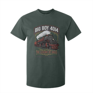 Retro Emblem Classic Steam Train T Shirt For Kid Locomotive Heritage Pride Legend of the Rails TS02 Dark Forest Green Print Your Wear