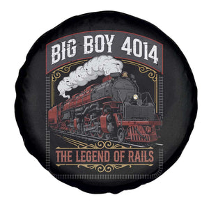 Retro Emblem Classic Steam Train Spare Tire Cover Locomotive Heritage Pride Legend of the Rails TS02 Print Your Wear