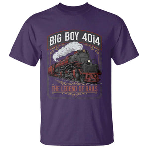 Retro Emblem Classic Steam Train T Shirt Locomotive Heritage Pride Legend of the Rails TS02 Purple Print Your Wear