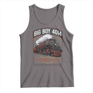 Retro Emblem Classic Steam Train Tank Top Locomotive Heritage Pride Legend of the Rails TS02 Deep Heather Print Your Wear