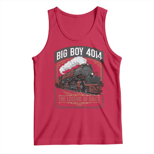 Retro Emblem Classic Steam Train Tank Top Locomotive Heritage Pride Legend of the Rails TS02 Red Print Your Wear