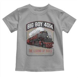 Retro Emblem Classic Steam Train Toddler T Shirt Locomotive Heritage Pride Legend of the Rails TS02 Sport Gray Print Your Wear