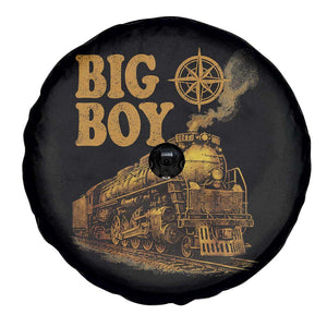 Vintage American Steam Train Locomotive Legend Spare Tire Cover Compass Adventure Heritage Pride Graphic TS02 Print Your Wear