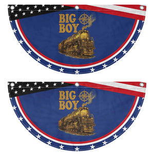 Vintage America Steam Train Locomotive Legend Patriotic Fan Flag Compass Adventure Heritage Pride Graphic