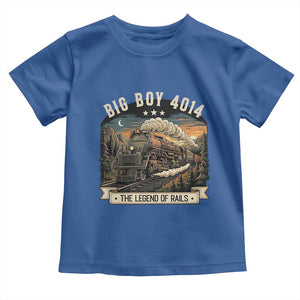 Scenic Mountain Steam Train Graphic Toddler T Shirt Legend of the Rails Heritage Pride TS02 Royal Blue Print Your Wear