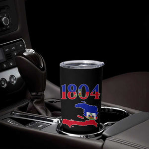 1804 Haiti Map and Flag Tumbler Cup Haitian Heritage Pride Graphic TS02 Print Your Wear