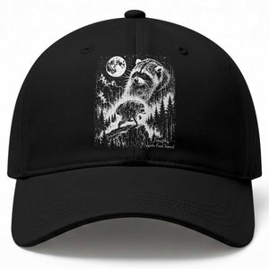 Jimothy Three Raccoon Moon Parody Wildlife Graphic Baseball Cap Vintage Seattle Feral Legend Trash Panda Meme