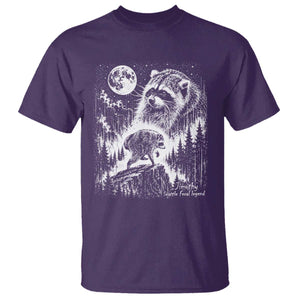 Jimothy Three Raccoon Moon Parody Wildlife Graphic T Shirt Vintage Seattle Feral Legend Trash Panda Meme