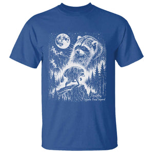 Jimothy Three Raccoon Moon Parody Wildlife Graphic T Shirt Vintage Seattle Feral Legend Trash Panda Meme